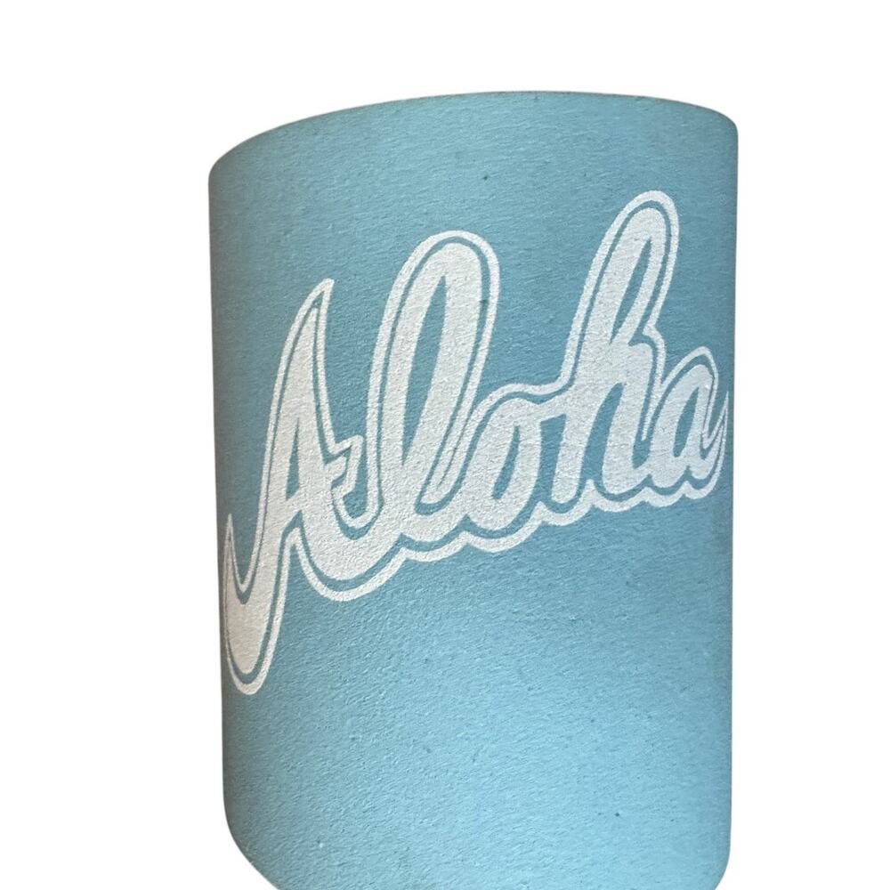 Vintage Aloha Maui Hawaii‎ Can Bottle Drink Holder Cooler Koozie Luau Souvenir